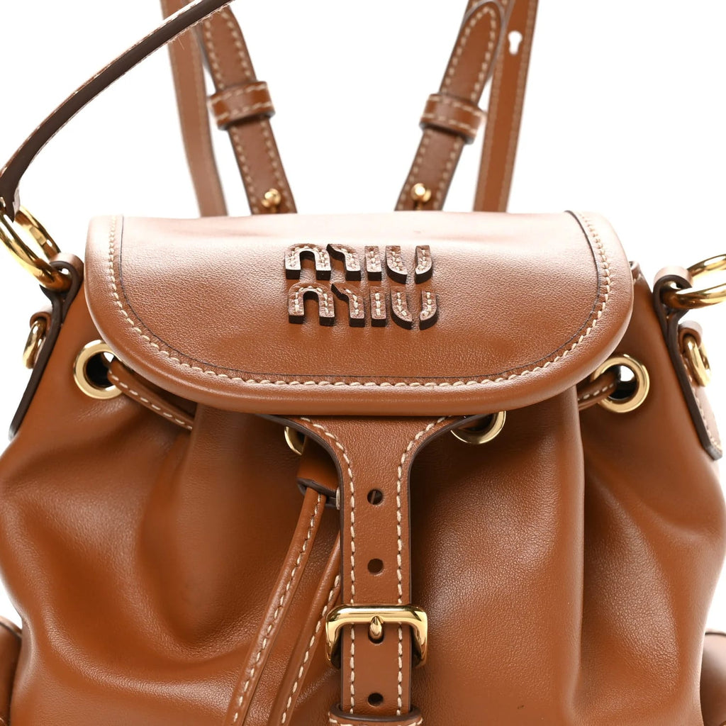 Miu Miu Leather Backpack