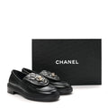 Chanel Lambskin Quilted CC Loafers