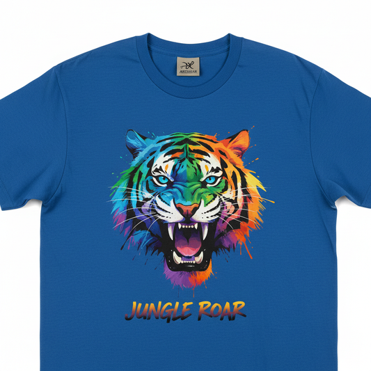generate a product photo featuring t shirt design custom print